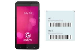 Cómo ver el código IMEI en GSmart Arty A3