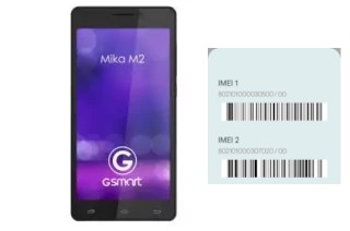 Cómo ver el código IMEI en GSmart Mika M2