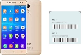 Cómo ver el código IMEI en Haier L7