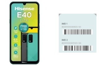 Cómo ver el código IMEI en E40 LITE