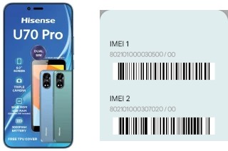 Cómo ver el código IMEI en U70 Pro