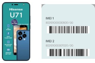 Cómo ver el código IMEI en HiSense U71