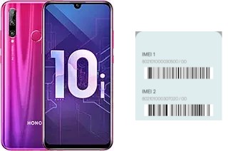 Cómo ver el código IMEI en Honor 10i