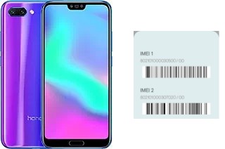 Cómo ver el código IMEI en Honor 10