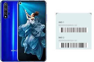 Cómo ver el código IMEI en Honor 20