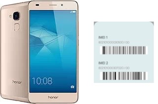 Cómo ver el código IMEI en Honor 5c