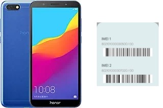 Cómo ver el código IMEI en Honor 7S