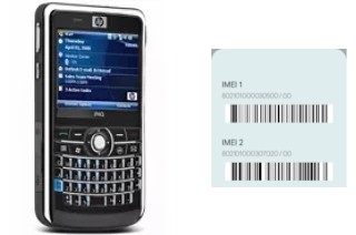 Cómo ver el código IMEI en iPAQ 910c