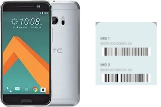 Cómo ver el código IMEI en HTC 10