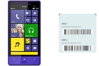 Cómo ver el código IMEI en HTC 8XT