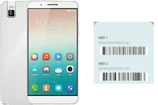 Cómo ver el código IMEI en Honor 7i