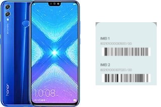 Cómo ver el código IMEI en Honor 8X