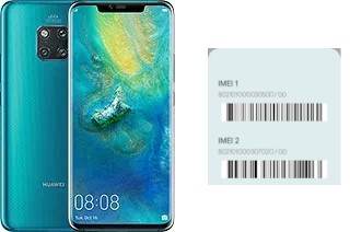 Cómo ver el código IMEI en Mate 20 Pro