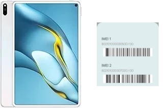 Cómo ver el código IMEI en MatePad Pro 10.8 (2021)