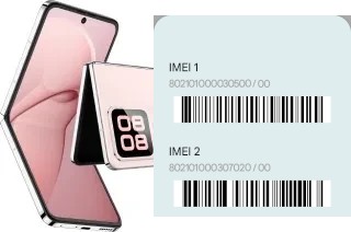 Cómo ver el código IMEI en nova Flip