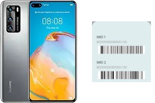 Cómo ver el código IMEI en Huawei P40