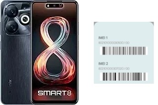 Cómo ver el código IMEI en Smart 8 (India)