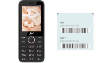 Cómo ver el código IMEI en JV N2244