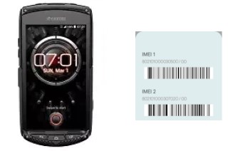 Cómo ver el código IMEI en Torque KC-S701