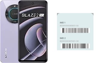 Cómo ver el código IMEI en Blaze 2 5G