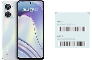 Cómo ver el código IMEI en Blaze Pro 5G