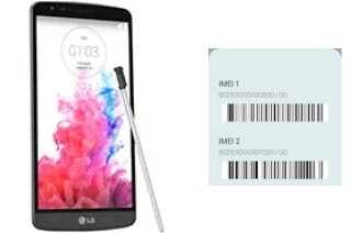 Cómo ver el código IMEI en G3 Stylus