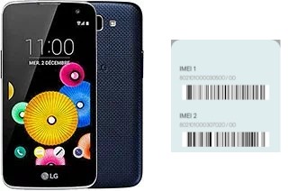 Cómo ver el código IMEI en LG K4