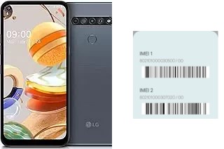 Cómo ver el código IMEI en LG K61