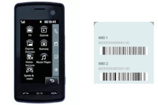 Cómo ver el código IMEI en KB770