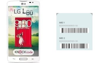 Cómo ver el código IMEI en LG L80