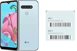 Cómo ver el código IMEI en LG Q51