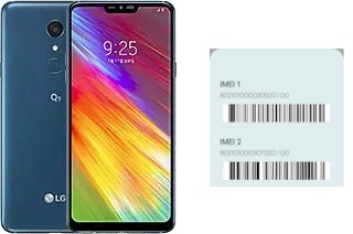 Cómo ver el código IMEI en LG Q9