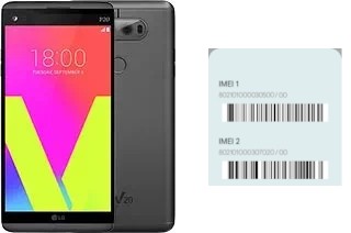 Cómo ver el código IMEI en LG V20