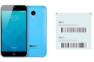 Cómo ver el código IMEI en Meizu M1