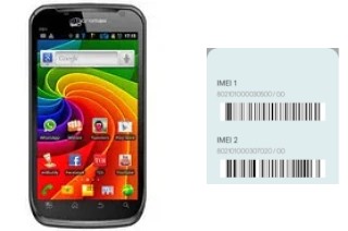 Cómo ver el código IMEI en Micromax A84