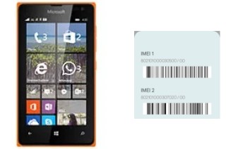 Cómo ver el código IMEI en Lumia 435