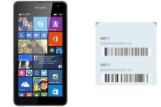 Cómo ver el código IMEI en Lumia 535