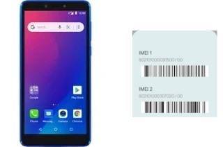 Cómo ver el código IMEI en Mobicel R1