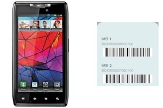 Cómo ver el código IMEI en RAZR XT910