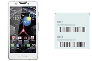 Cómo ver el código IMEI en DROID RAZR HD