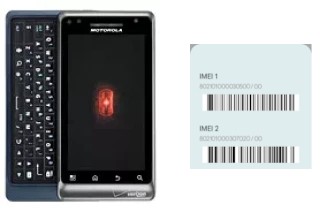 Cómo ver el código IMEI en DROID 2