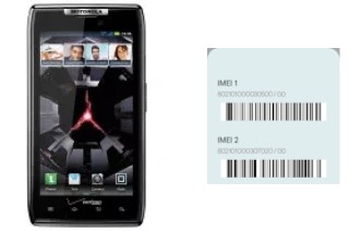 Cómo ver el código IMEI en DROID RAZR XT912