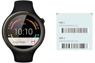 Cómo ver el código IMEI en Moto 360 Sport (1st gen)