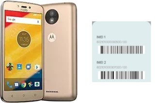 Cómo ver el código IMEI en Moto C Plus