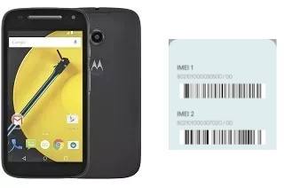 Cómo ver el código IMEI en Moto E (2nd gen)