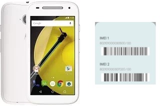 Cómo ver el código IMEI en Moto E Dual SIM (2nd gen)