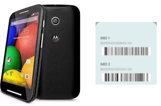 Cómo ver el código IMEI en Moto E Dual SIM