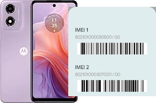 Cómo ver el código IMEI en Moto E14