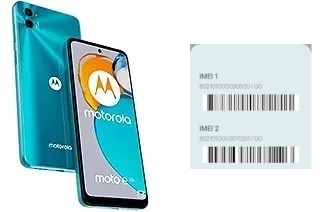 Cómo ver el código IMEI en Moto E22s