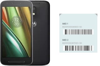 Cómo ver el código IMEI en Moto E3 Power